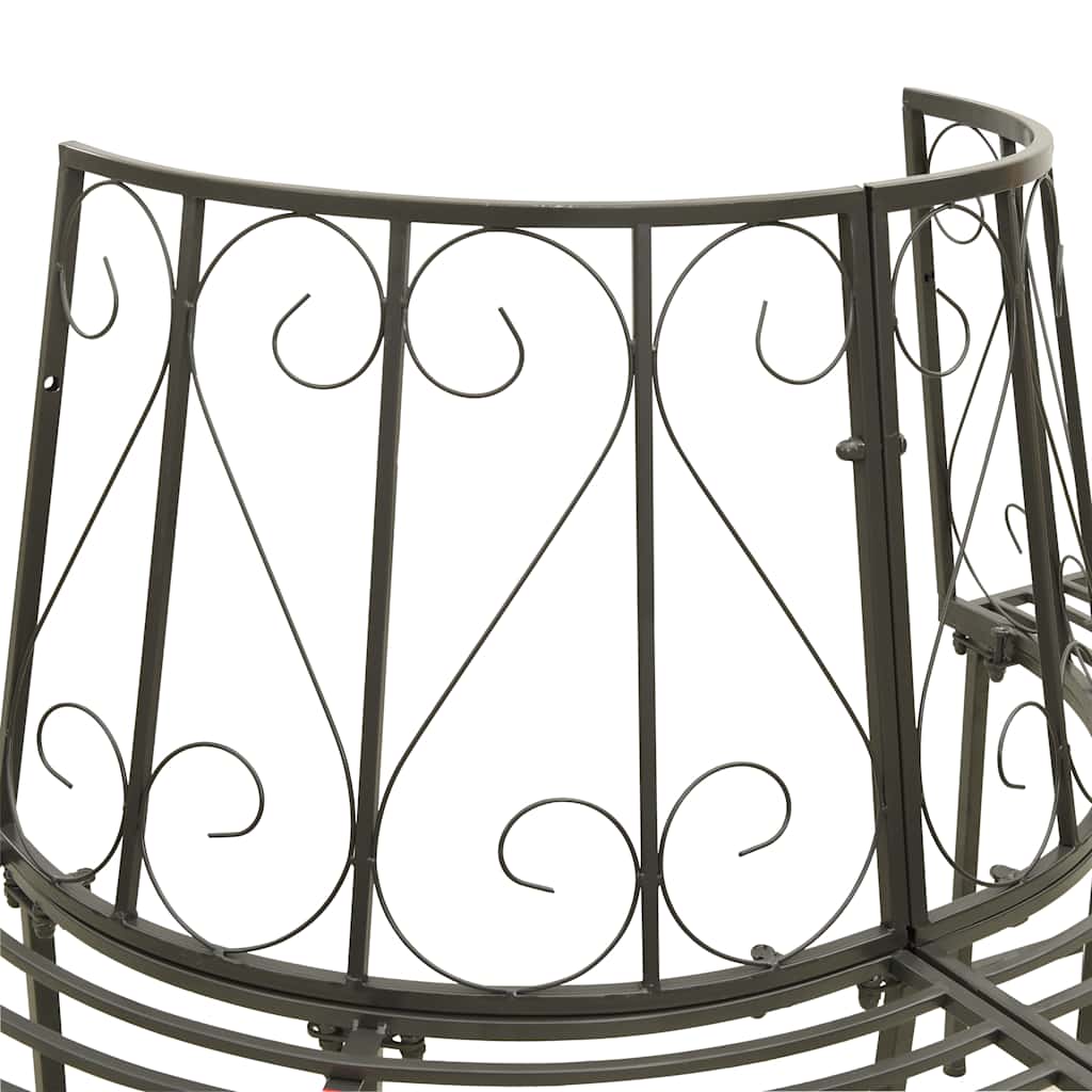 vidaXL Tree benches 1-Seater Ø 160 x 89 cm Steel