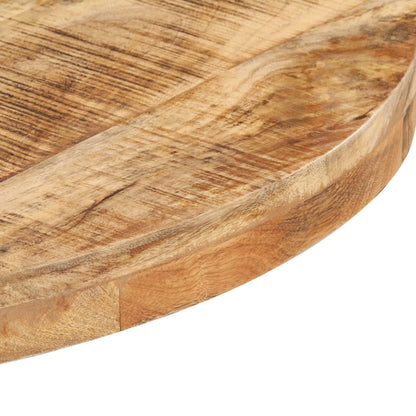 vidaXL Bistro Table Round Ø60x75 cm Rough Mango Wood