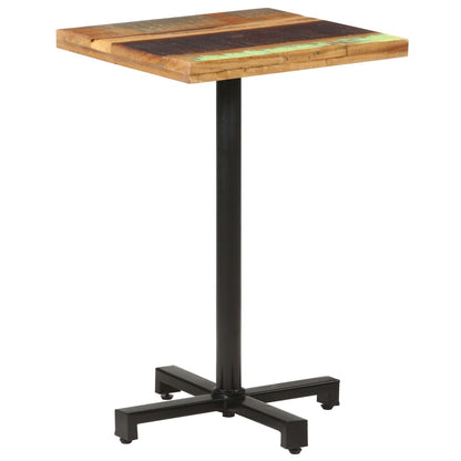 vidaXL Bistro Table Square 50x50x75 cm Solid Reclaimed Wood