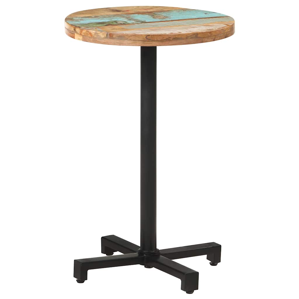 vidaXL Bistro Table Round Ø50x75 cm Solid Reclaimed Wood