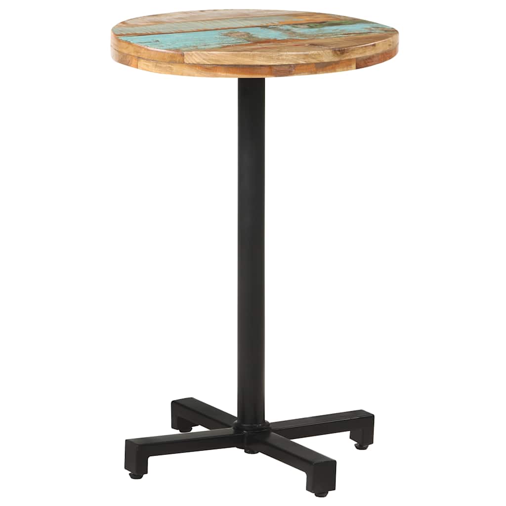vidaXL Bistro Table Round Ø50x75 cm Solid Reclaimed Wood