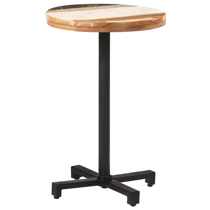vidaXL Bistro Table Round Ø50x75 cm Solid Reclaimed Wood