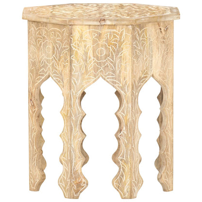 vidaXL Side Table Ø48 cm Solid Mango Wood