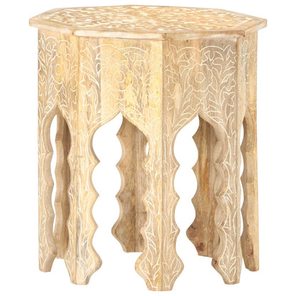 vidaXL Side Table Ø48 cm Solid Mango Wood