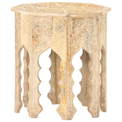 vidaXL Side Table Ø48 cm Solid Mango Wood