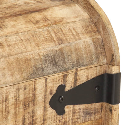 vidaXL Storage Chest | Natural wood | Solid Mango Wood | Medium | Storage Chest