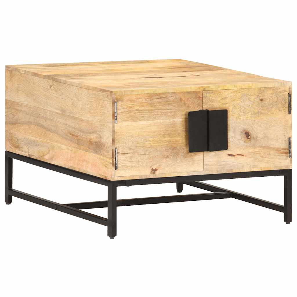320375 vidaXL Coffee Table 67x67x45 cm Solid Mango Wood