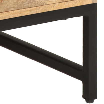 320375 vidaXL Coffee Table 67x67x45 cm Solid Mango Wood