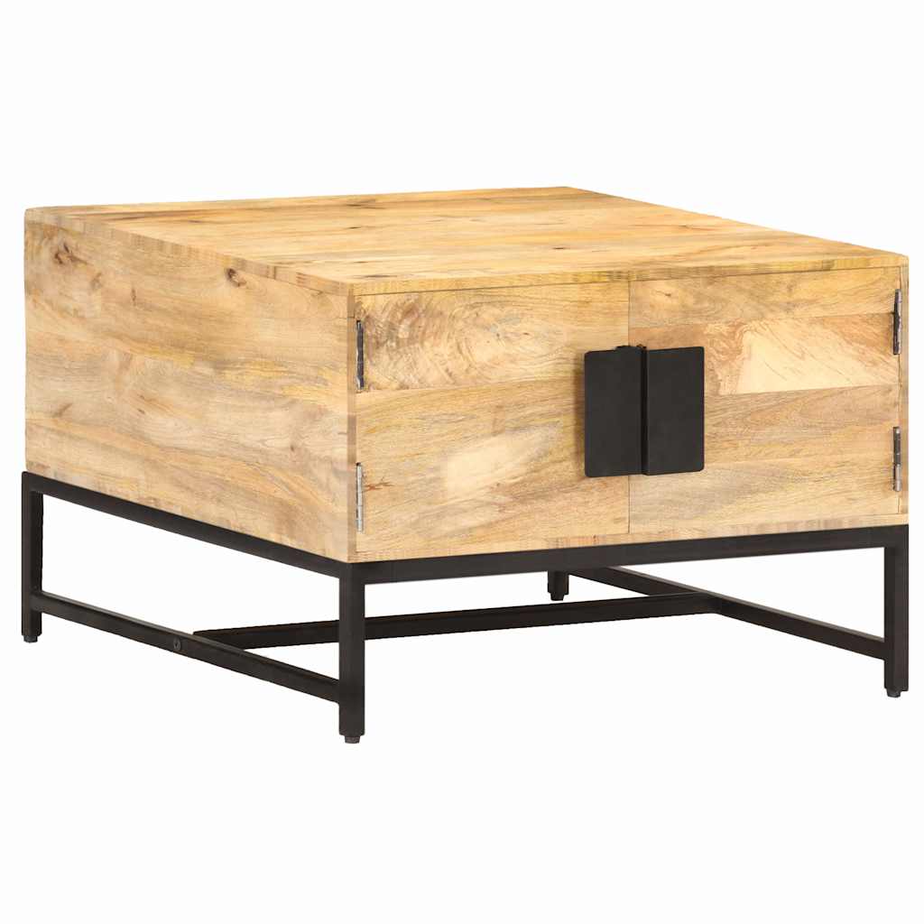 320375 vidaXL Coffee Table 67x67x45 cm Solid Mango Wood