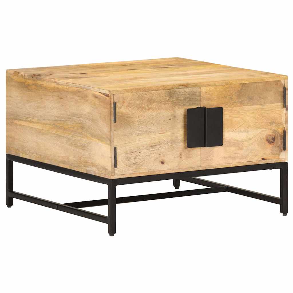 320375 vidaXL Coffee Table 67x67x45 cm Solid Mango Wood
