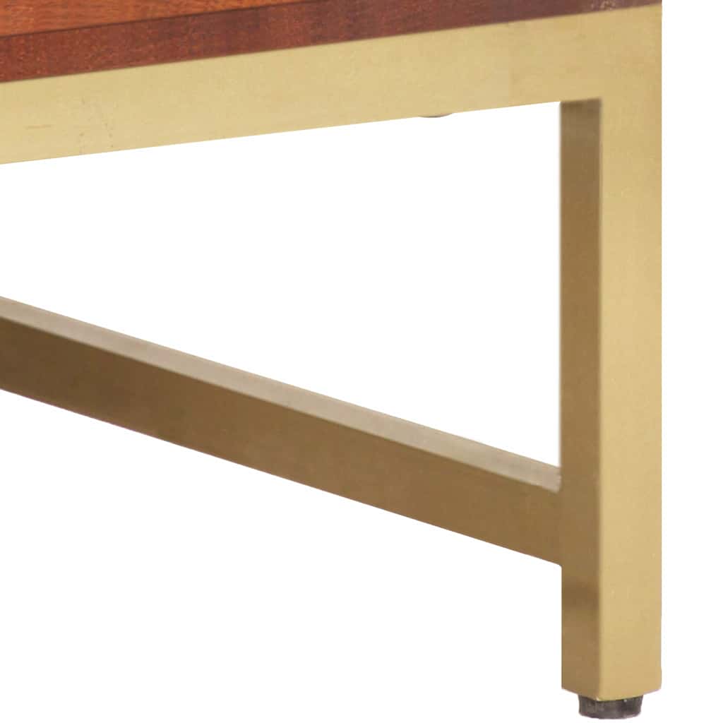 320376 vidaXL Coffee Table Honey Brown 67x67x45 cm Solid Acacia Wood