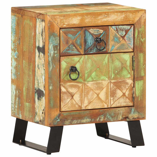 320377 vidaXL Bedside Cabinet 40x30x50 cm Solid Reclaimed Wood