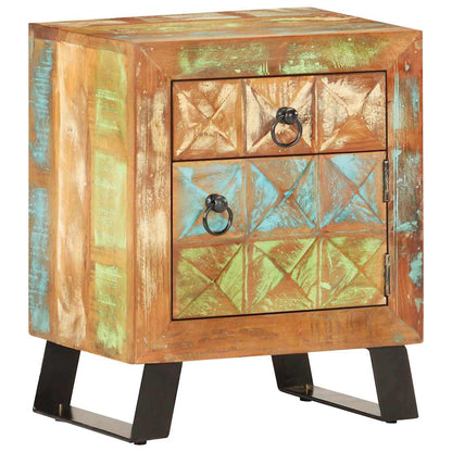 320377 vidaXL Bedside Cabinet 40x30x50 cm Solid Reclaimed Wood