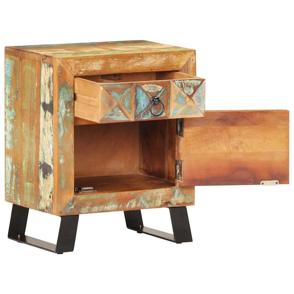 320377 vidaXL Bedside Cabinet 40x30x50 cm Solid Reclaimed Wood