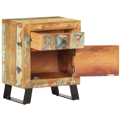 320377 vidaXL Bedside Cabinet 40x30x50 cm Solid Reclaimed Wood