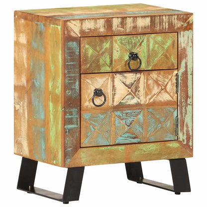 320377 vidaXL Bedside Cabinet 40x30x50 cm Solid Reclaimed Wood