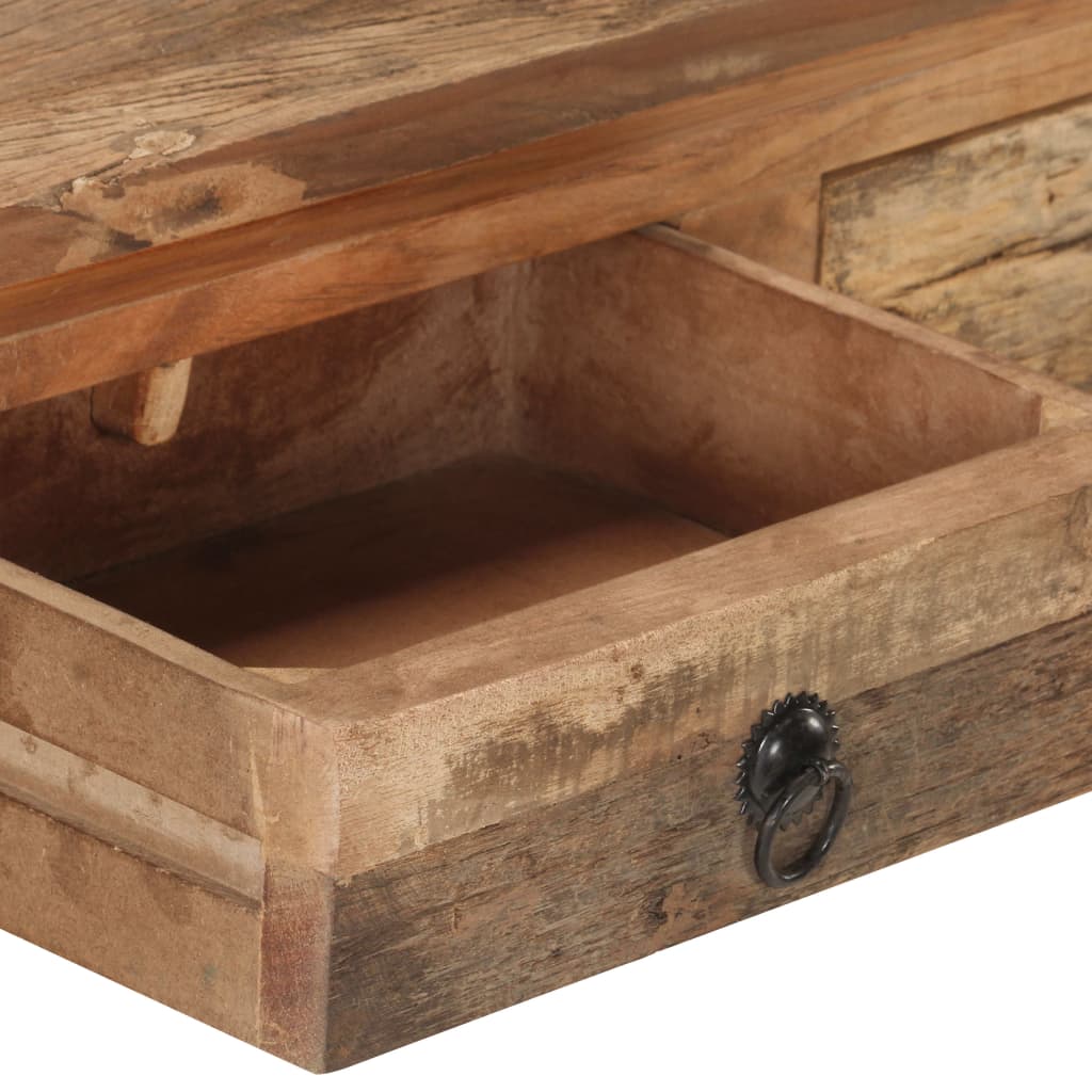 vidaXL Console Table 90.5x30x75cm Solid Acacia Wood and Reclaimed Wood