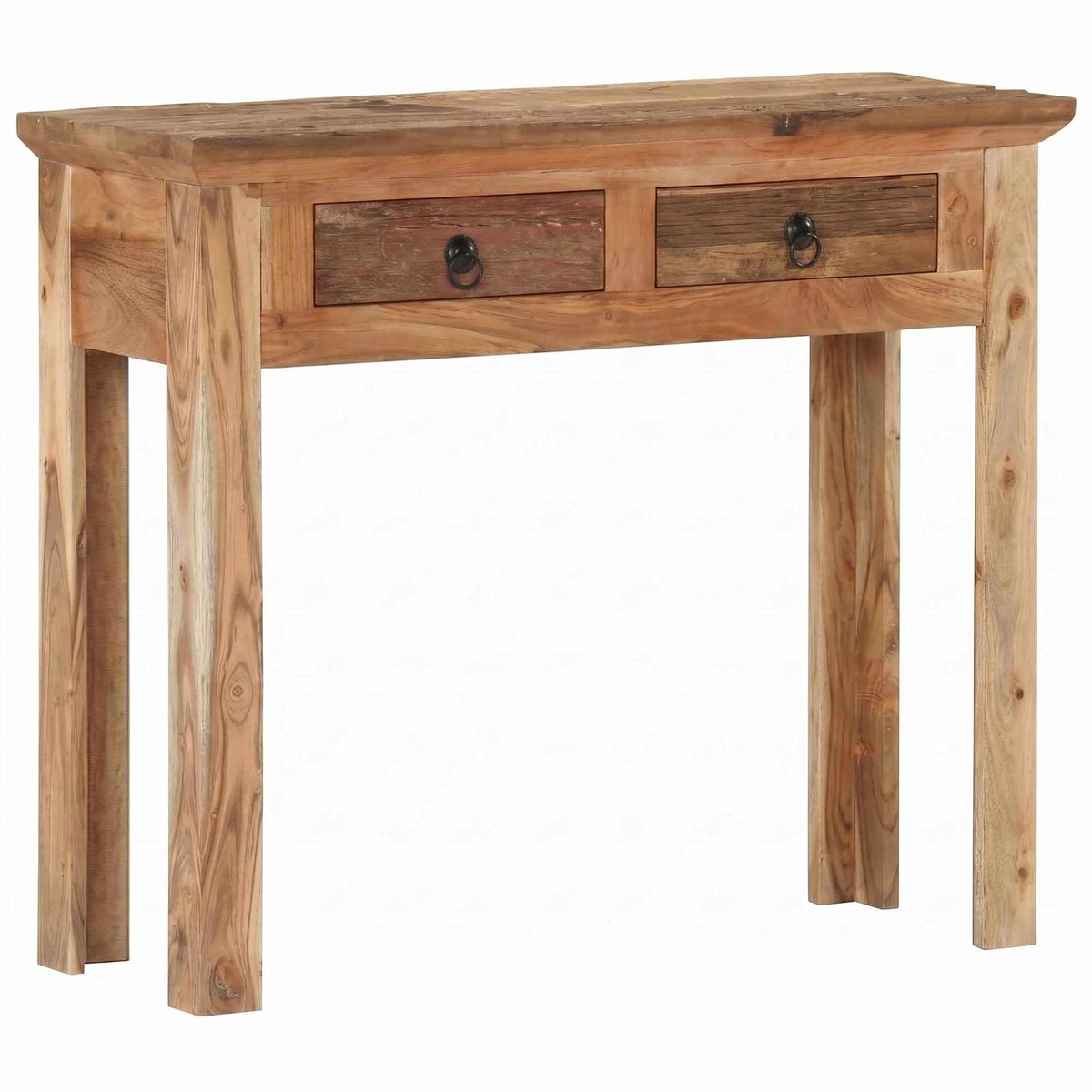 320381 vidaXL Console Table 90,5x30x75cm Solid Acacia Wood and Reclaimed Wood