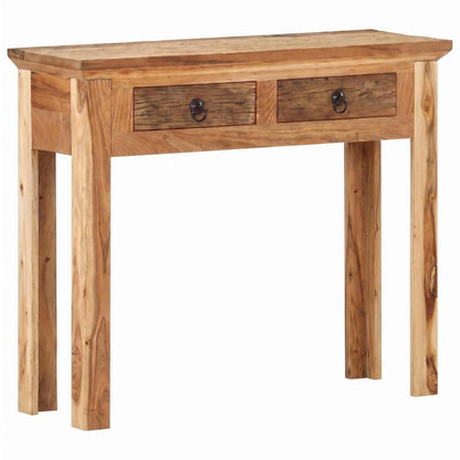 320381 vidaXL Console Table 90,5x30x75cm Solid Acacia Wood and Reclaimed Wood