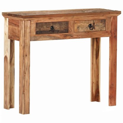 320381 vidaXL Console Table 90,5x30x75cm Solid Acacia Wood and Reclaimed Wood
