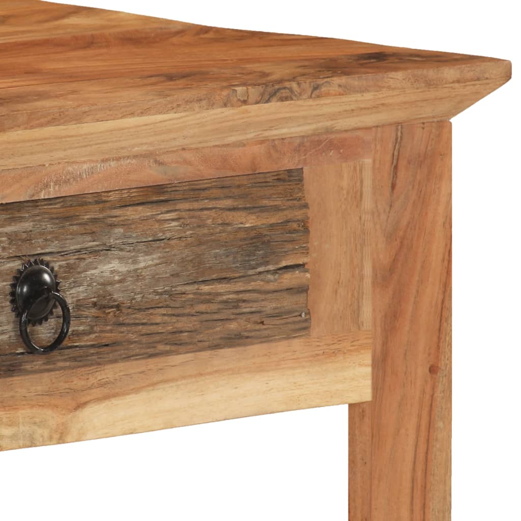 vidaXL Desk 110x50x75 cm Solid Reclaimed Wood