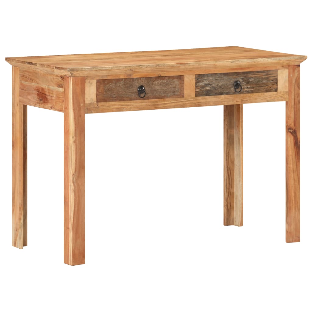 vidaXL Desk 110x50x75 cm Solid Reclaimed Wood