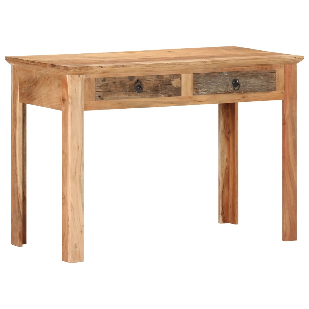 vidaXL Desk 110x50x75 cm Solid Reclaimed Wood