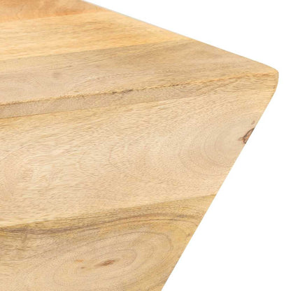 320387 vidaXL Coffee Table V-shape 66x66x30 cm Solid Mango Wood
