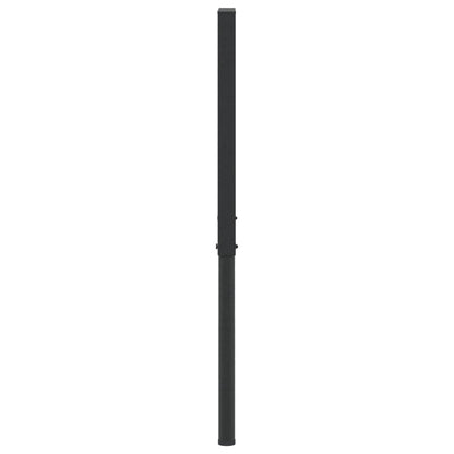 vidaXL Adjustable Work Bench Frames 2 pcs Metal 55x(69-95.5) cm Black