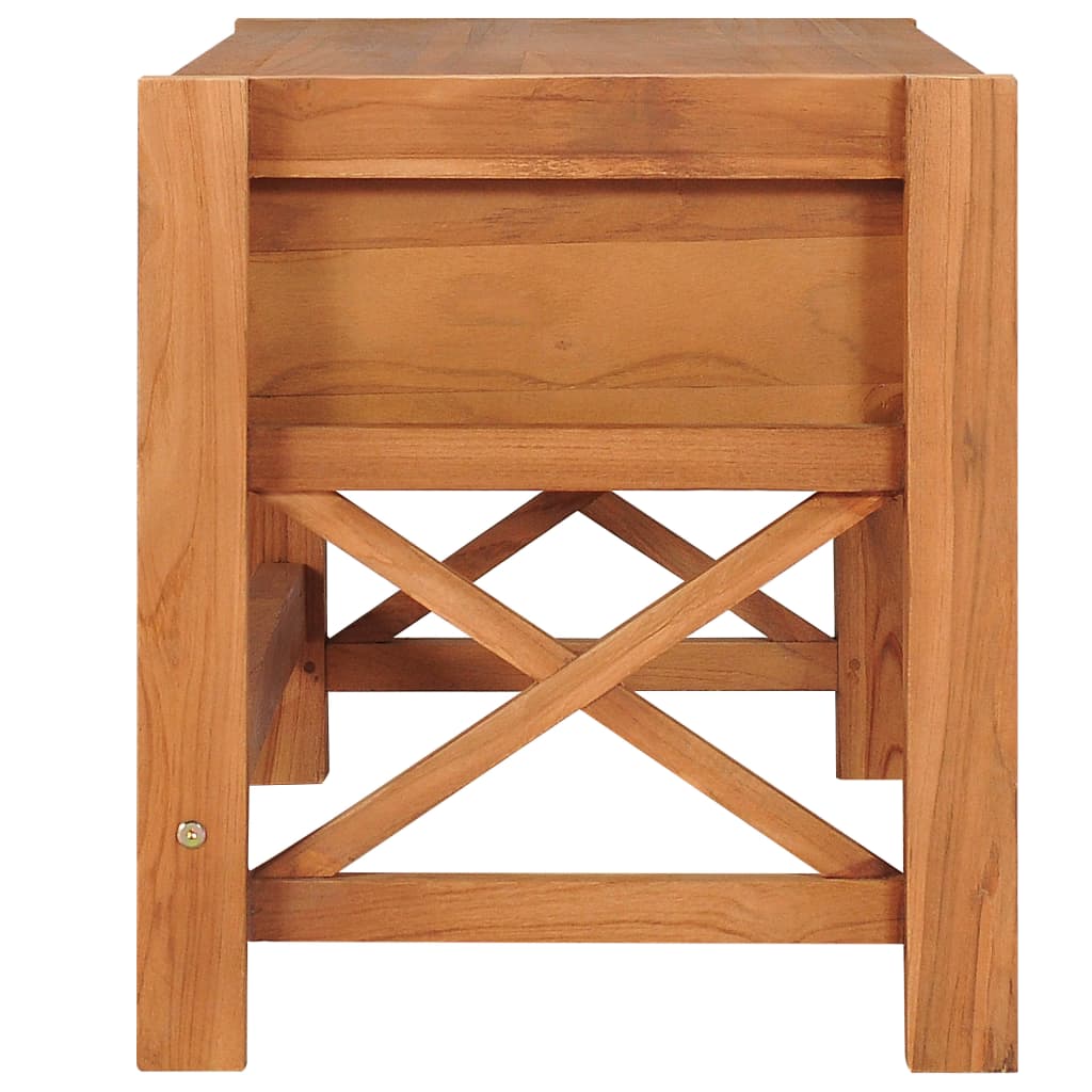 vidaXL TV Cabinet 100x40x45 cm Teak Wood