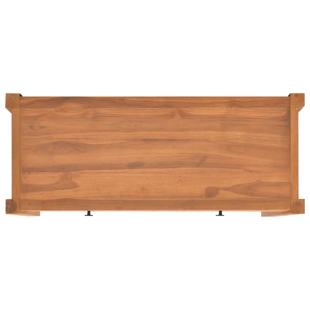 vidaXL TV Cabinet 100x40x45 cm Teak Wood
