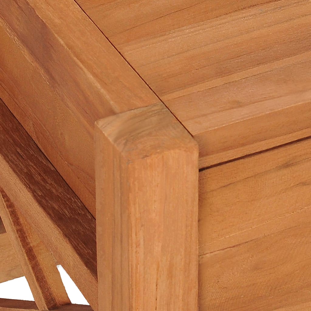 vidaXL TV Cabinet 100x40x45 cm Teak Wood