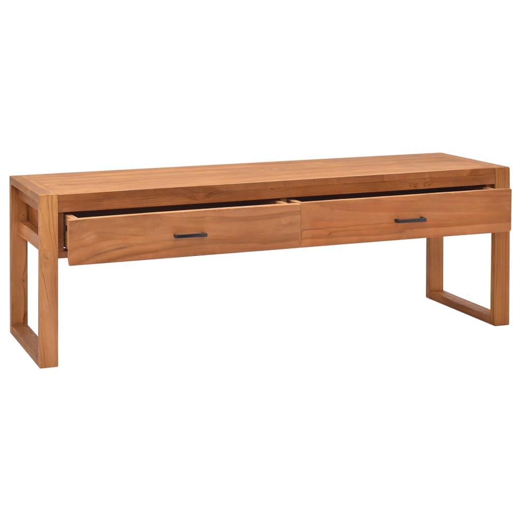 vidaXL TV Cabinet 140x40x45 cm Teak Wood