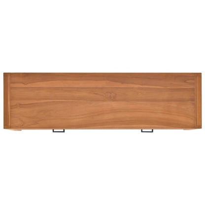 vidaXL TV Cabinet 140x40x45 cm Teak Wood