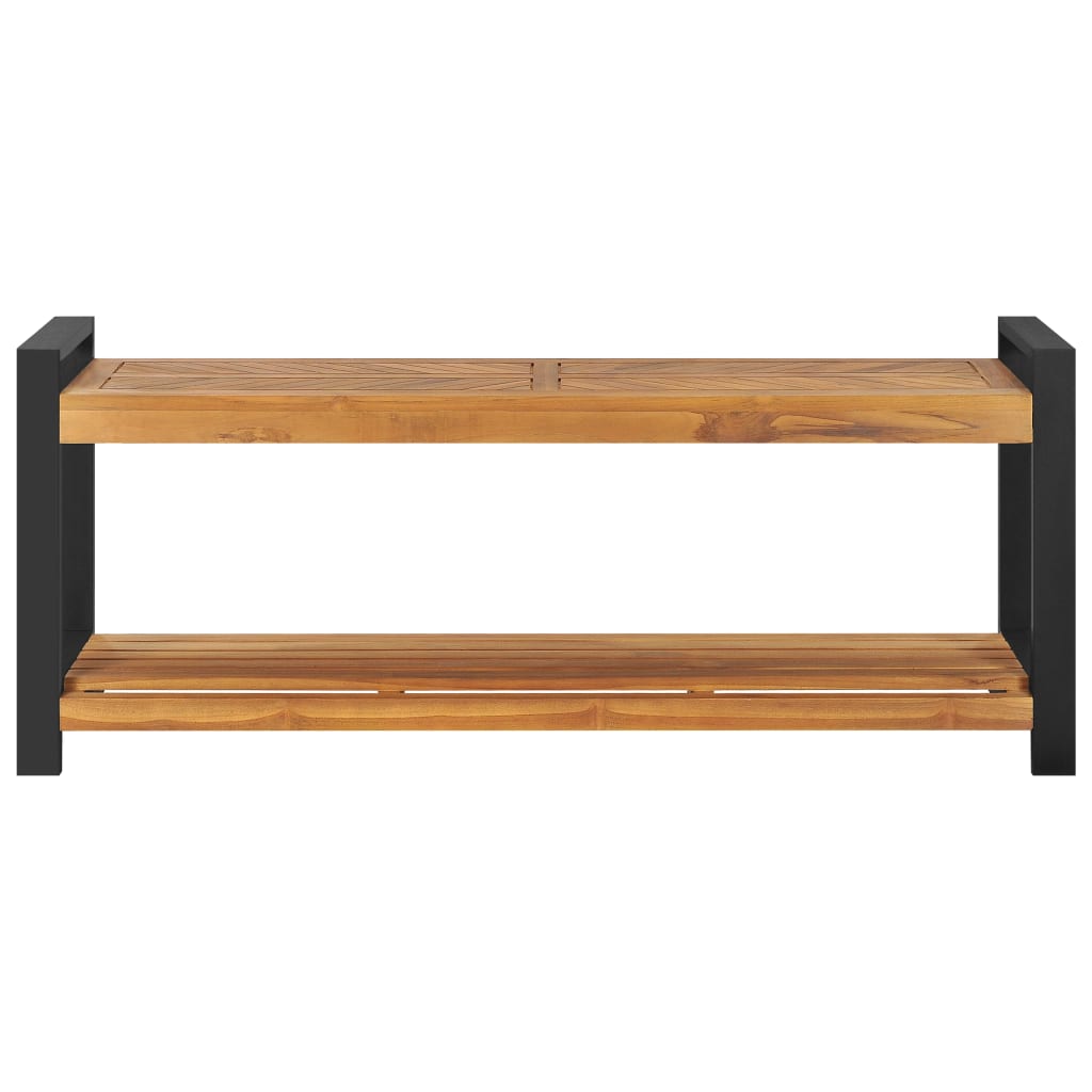 vidaXL Bench 120 cm Solid Teak Wood