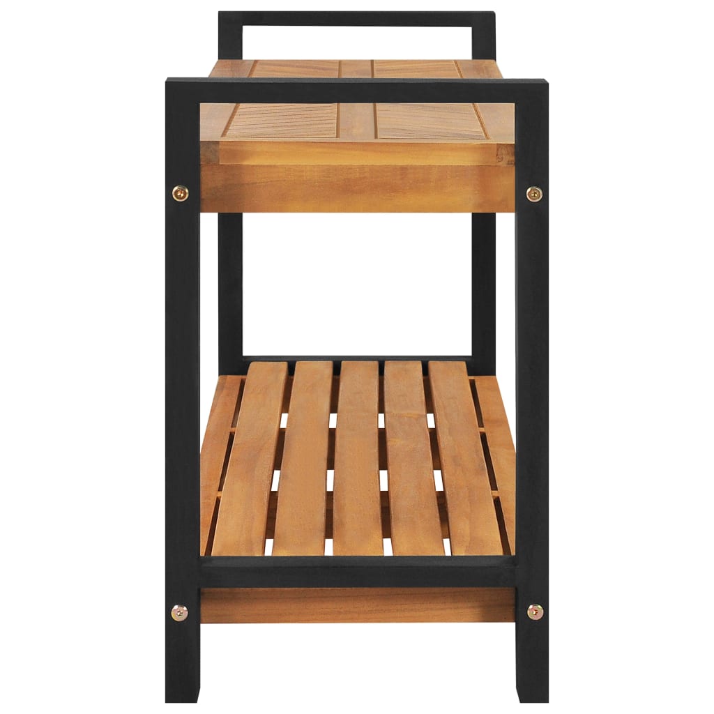 vidaXL Bench 120 cm Solid Teak Wood