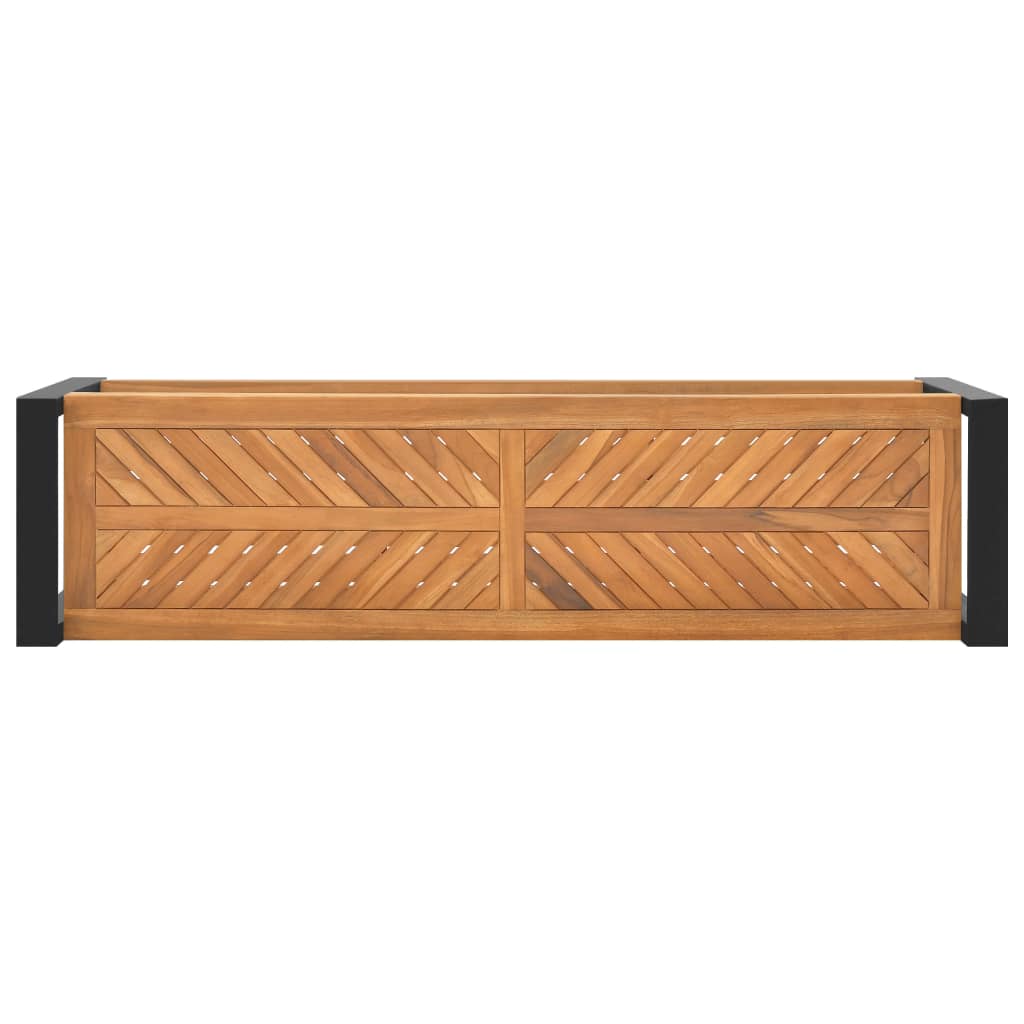 vidaXL Bench 120 cm Solid Teak Wood