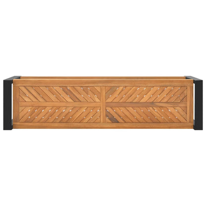 vidaXL Bench 120 cm Solid Teak Wood