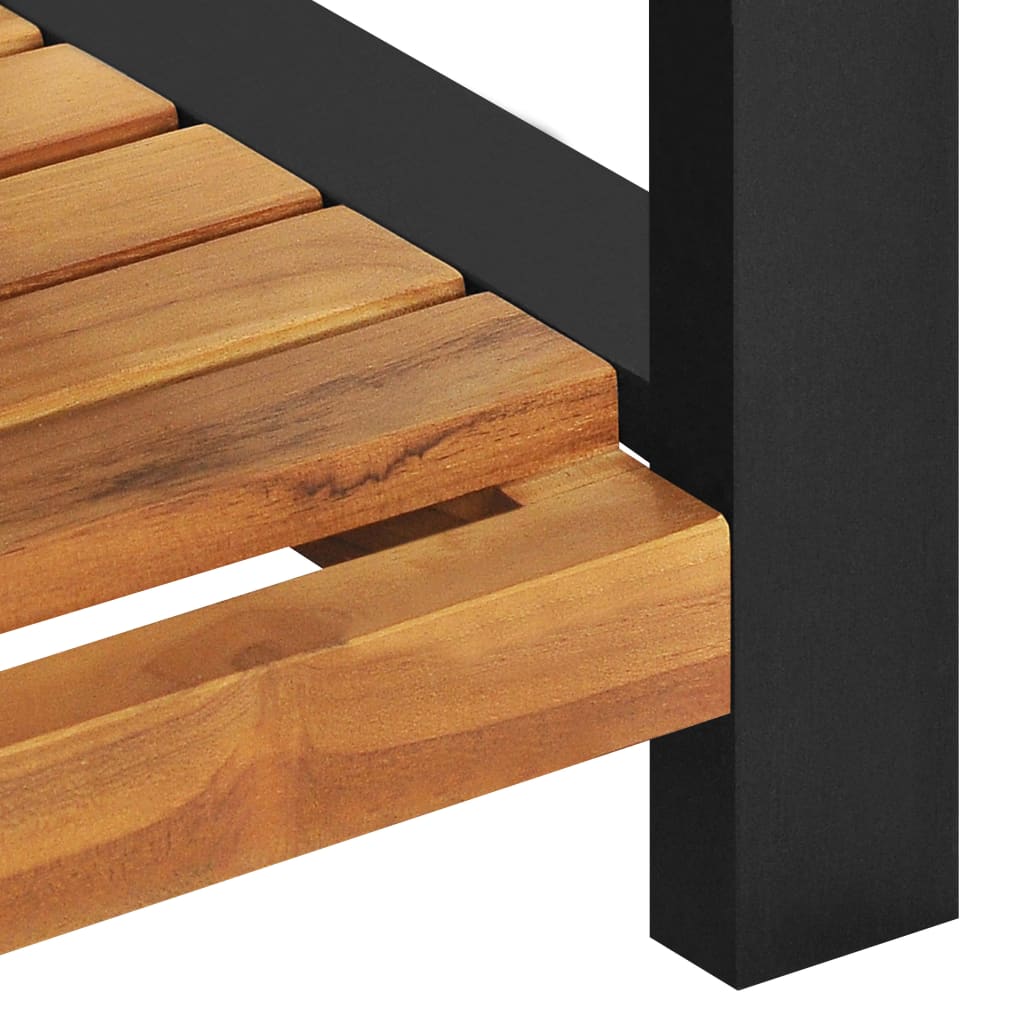 vidaXL Bench 120 cm Solid Teak Wood