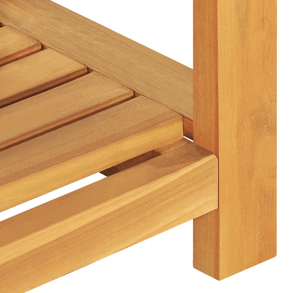 vidaXL Bench 120 cm Solid Teak Wood