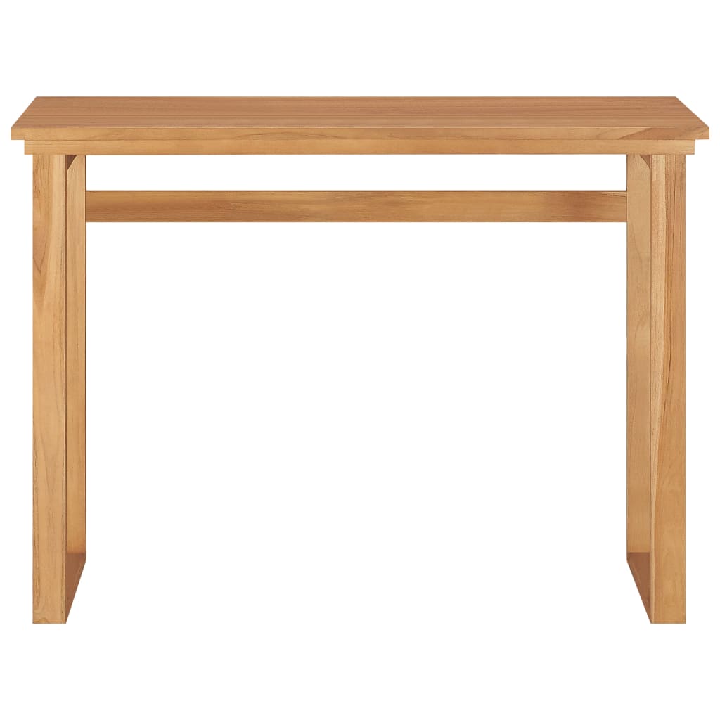 vidaXL Desk 100x45x75 cm Solid Teak Wood