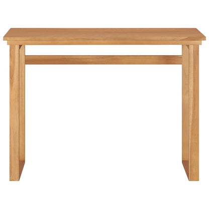 vidaXL Desk 100x45x75 cm Solid Teak Wood