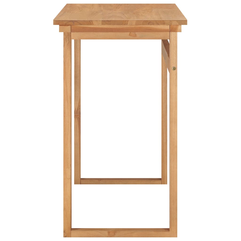 vidaXL Desk 100x45x75 cm Solid Teak Wood