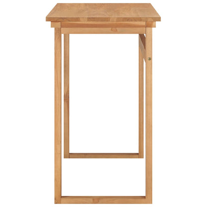 vidaXL Desk 100x45x75 cm Solid Teak Wood
