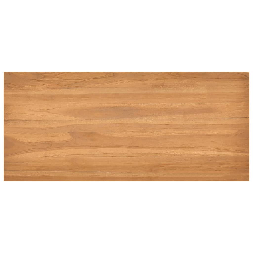 vidaXL Desk 100x45x75 cm Solid Teak Wood