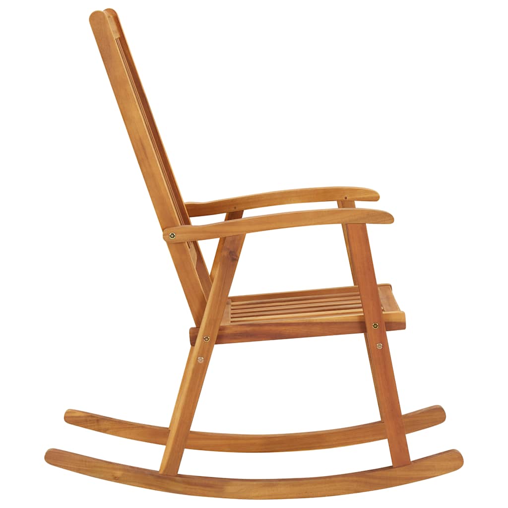 311844 vidaXL Rocking Chair Solid Acacia Wood