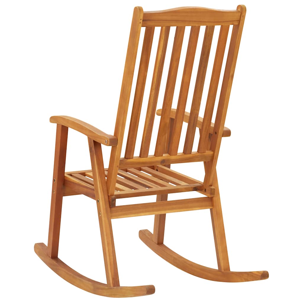 311844 vidaXL Rocking Chair Solid Acacia Wood