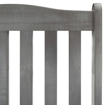 vidaXL Rocking Chair | Grey | Solid Acacia Wood | Standard |  Durable