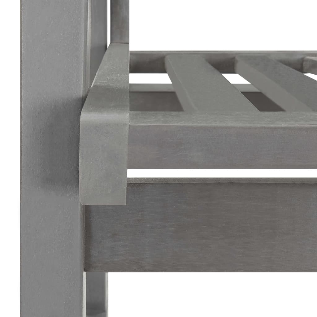 vidaXL Rocking Chair | Grey | Solid Acacia Wood | Standard |  Durable