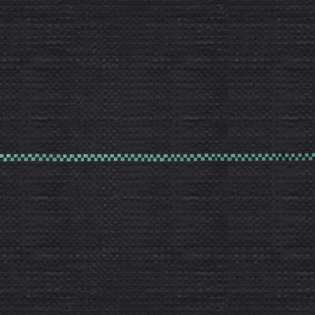 vidaXL Weed & Root Control Mat Black 1x25 m PP